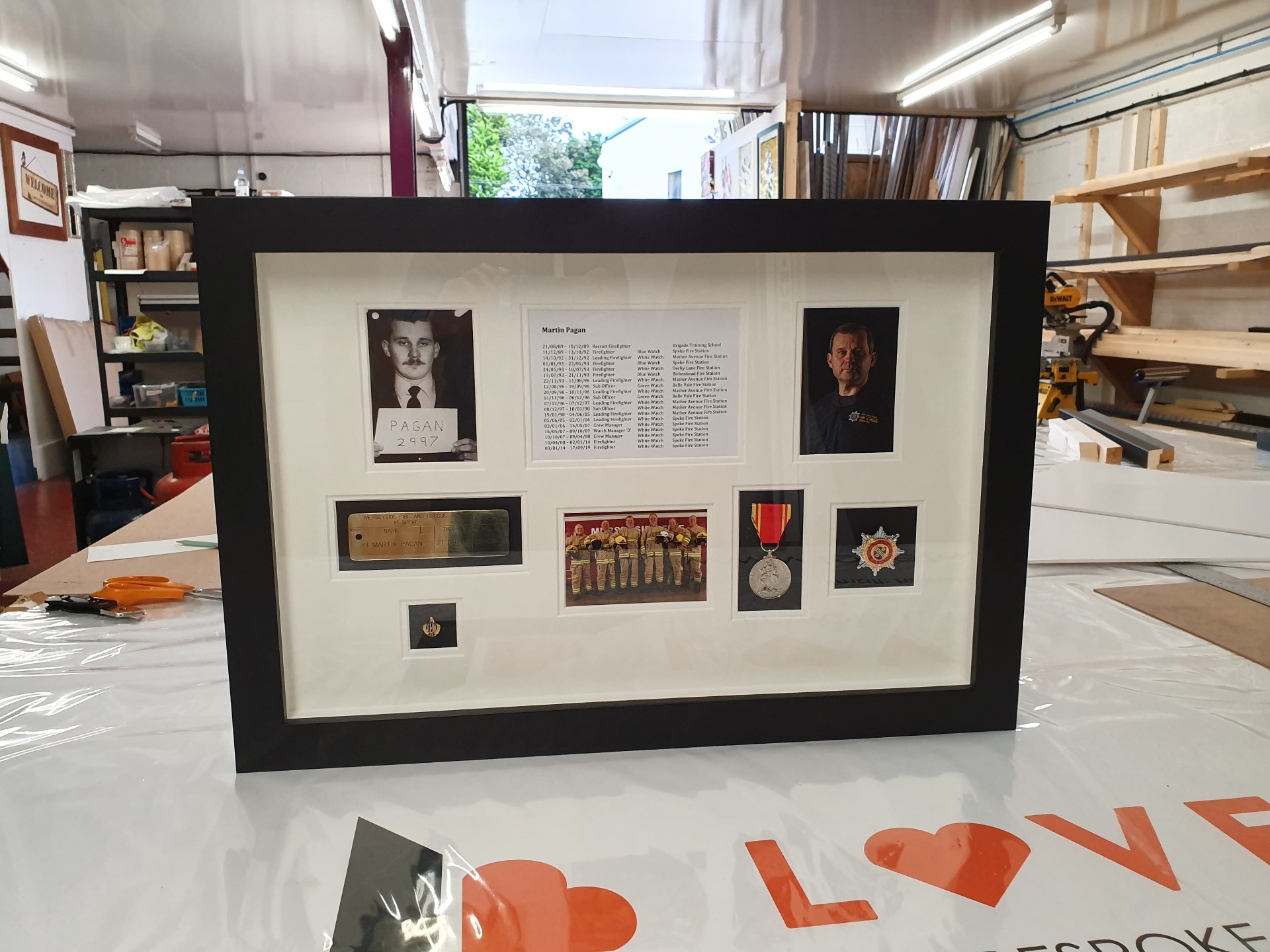 Framed medals 5