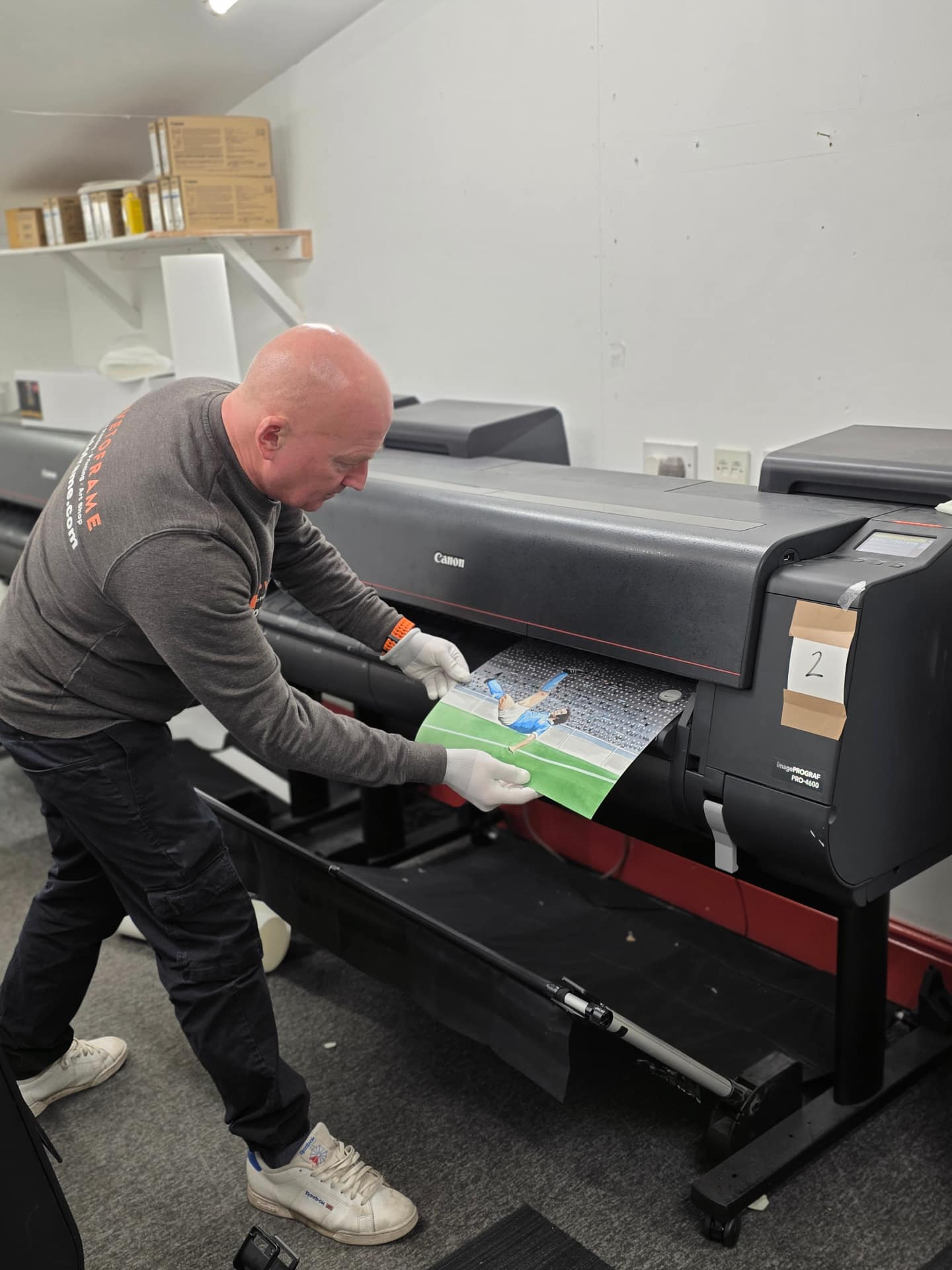 Hahnemühle Certified Gold Studio Manchester — fine art printing on the 12-colour Canon PRO-4600 at Love To Frame