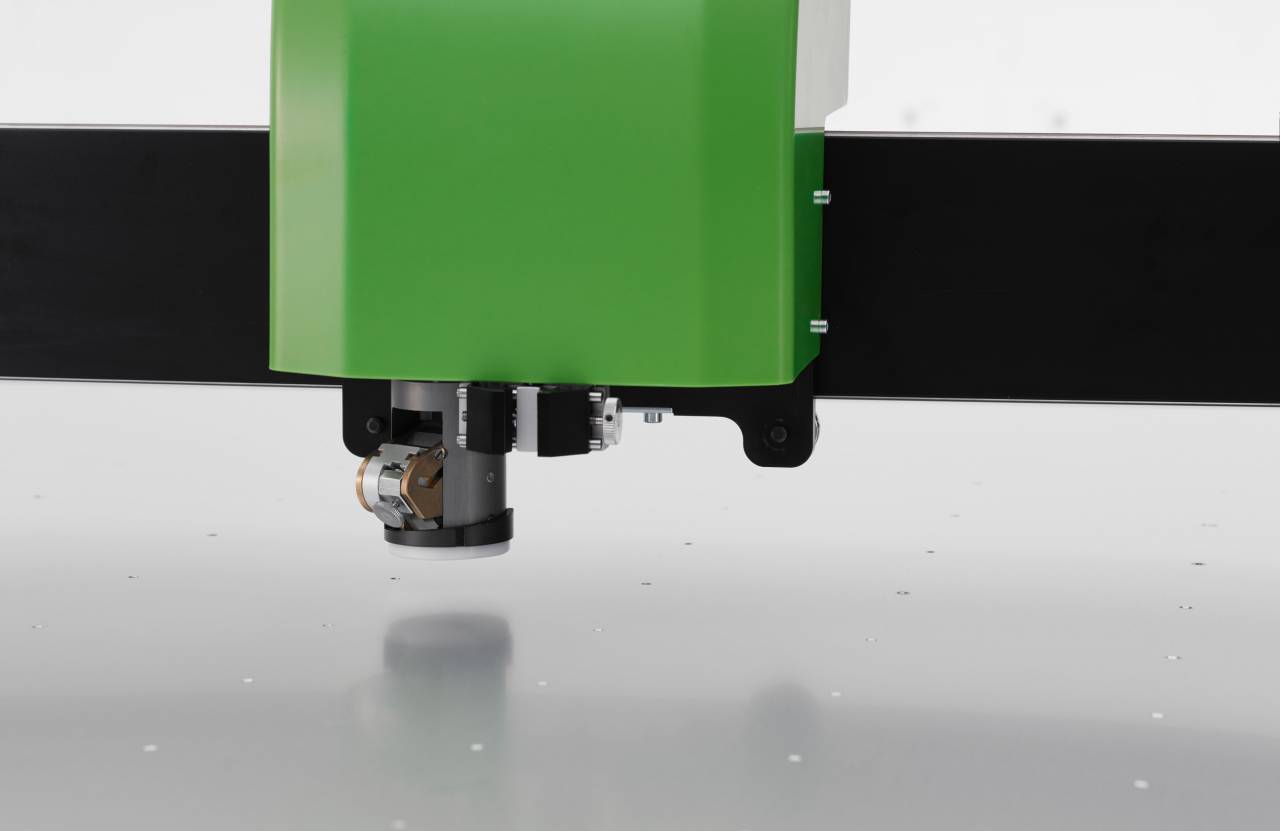 Gunnar AIOX computerised mount cutter in the Love to Frame Timperley workshop