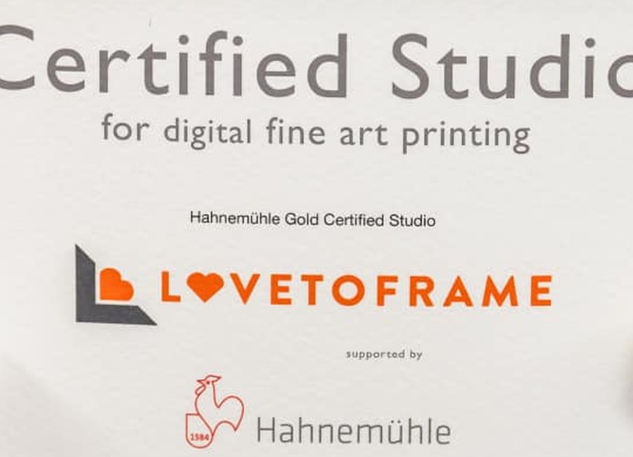 Hahnemühle Certified Studio for digital fine art printing