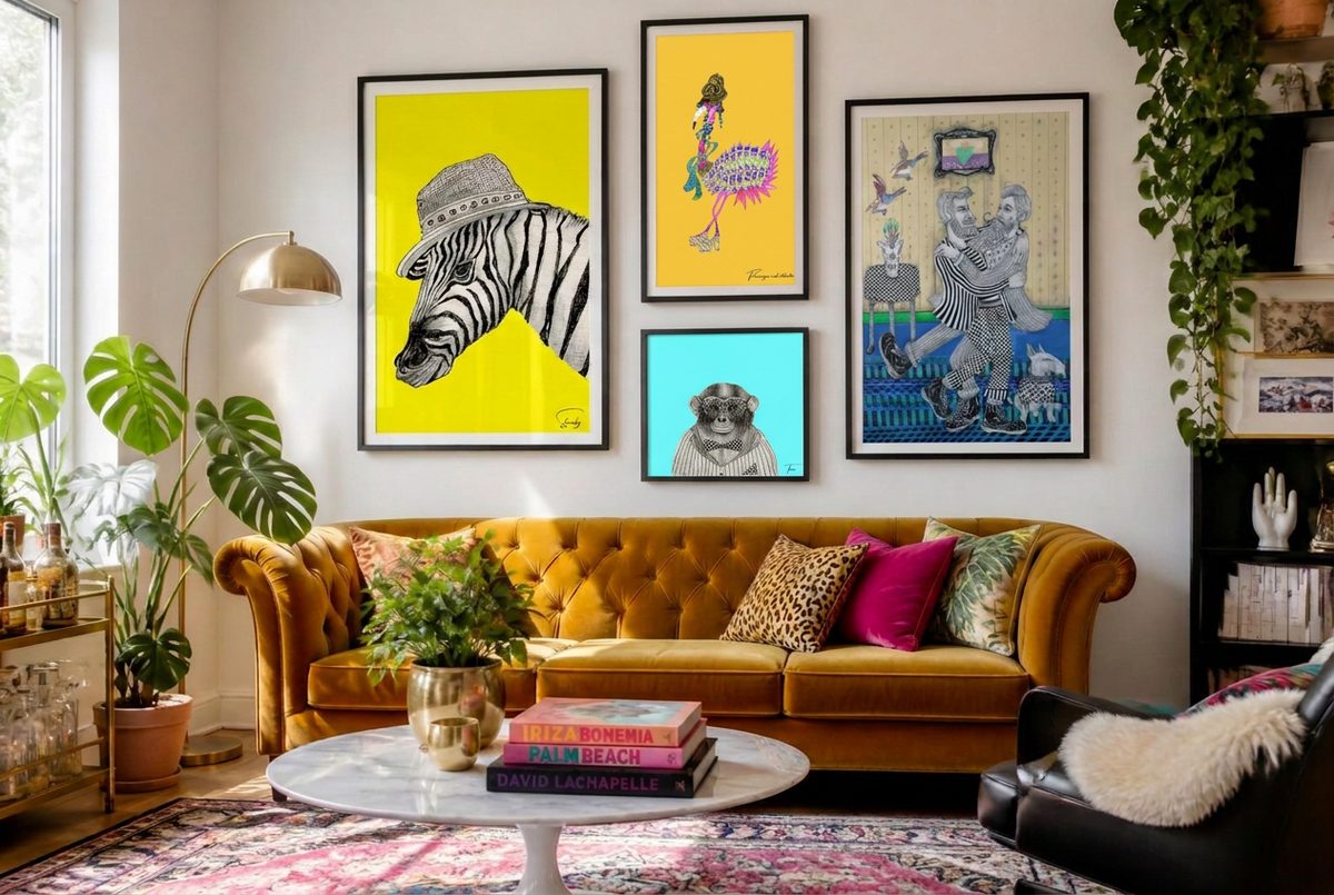 Homepage of The Quirky Art Man's website